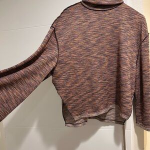We The Free Turtleneck Sweater - Multicolor Pattern